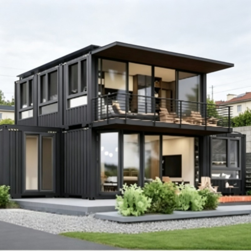 Sustainable Living Homes - Grünes Smart Container-Haus Umweltfreundliches Energieeffizientes Nachhaltiges