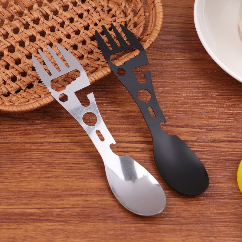 1/5Pcs 10 In 1 Camping Utensil – Bamboo Cutlery Travel Bewertung und Preis