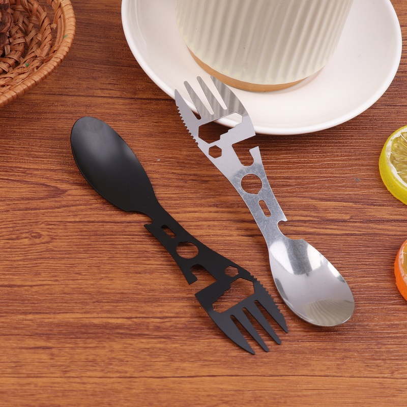 1/5Pcs 10 In 1 Camping Utensil – Bamboo Cutlery Travel Bewertung und Preis